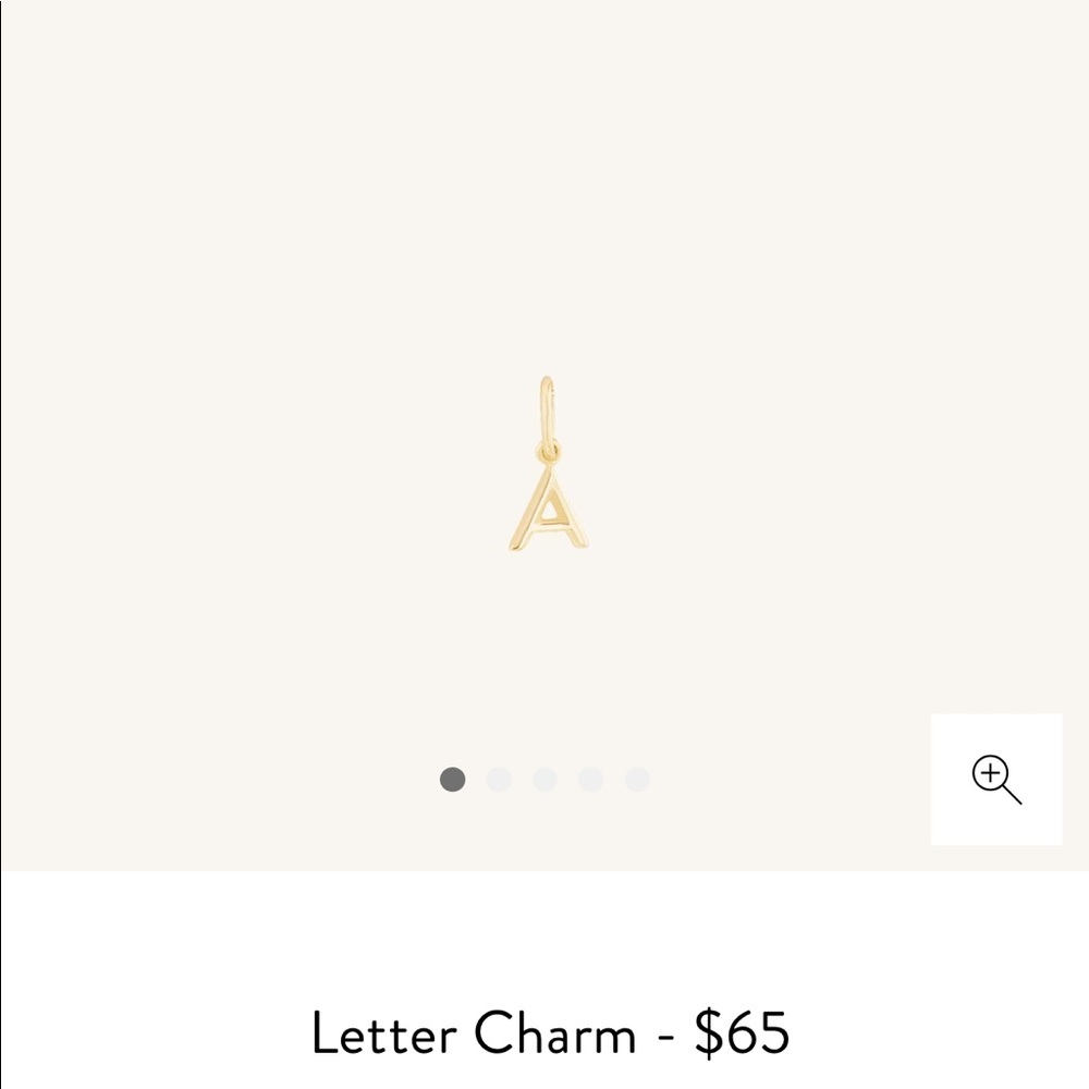 Mejuri I Letter Charm